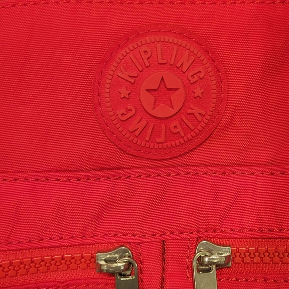 Kipling Angie Red Rouge Crossbody Purse Bag New With Tags! - Picture 2 of 10